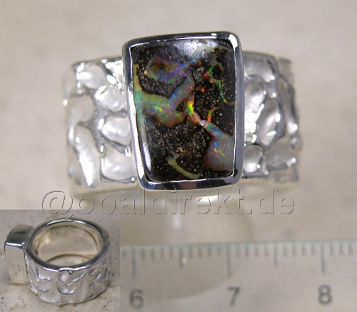 Designer Opalring 925 SS