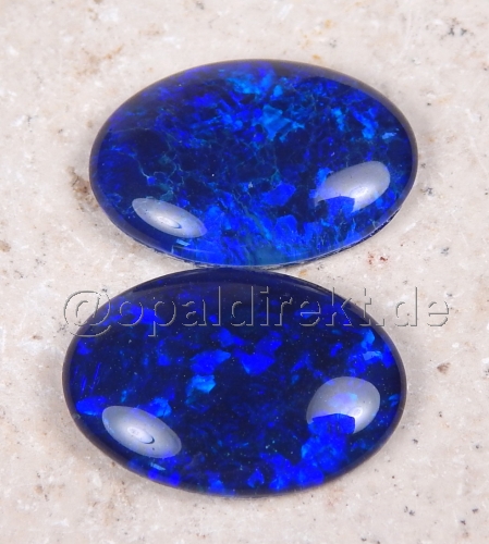 Opal-Tripletten-Pärchen 18 x 13 mm