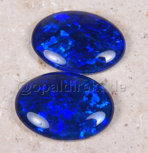 Opal-Tripletten-Pärchen 20 x 15 mm