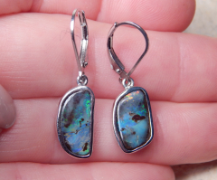 Boulder Opal - Brisuren 925 SS