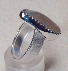 Designer-Opalring 925 SS - Video